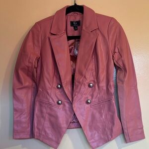 G by Giuliana Pink Double-Breasted Blazer